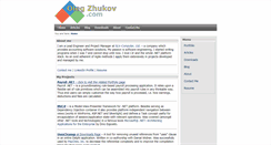 Desktop Screenshot of olegzhukov.com